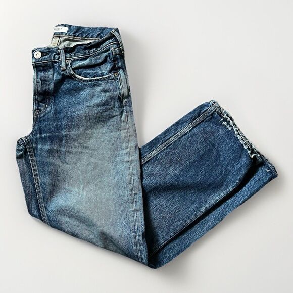 Moussy Vintage Jeans Button Fly Distressed Denim - Picture 1 of 7